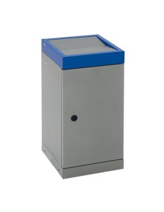 Abfalltrennung ProTec-Plus, graualu/5010, verz. Innenbehälter, 30 Liter