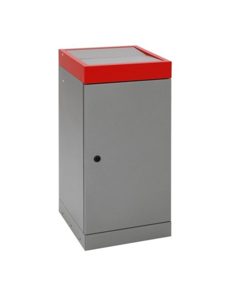 Abfalltrennung ProTec-Plus, graualu/3000, verz. Innenbehälter, 70 Liter