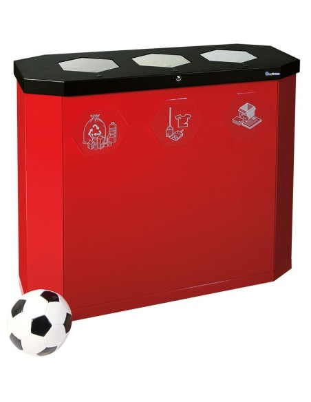 Abfalltrennung Sixco swing 3-fach