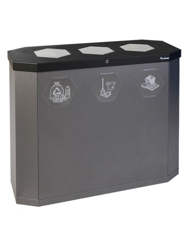 Abfalltrennung Sixco swing 3-fach