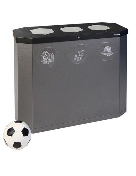 Abfalltrennung Sixco swing 3-fach