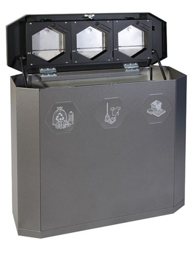 Abfalltrennung Sixco swing 3-fach