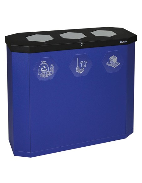 Abfalltrennung Sixco swing 3-fach