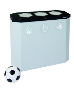 Abfalltrennung Sixco swing 3-fach