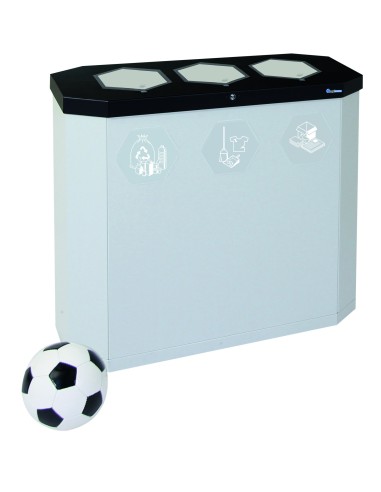 Abfalltrennung Sixco swing 3-fach