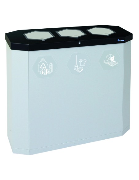 Abfalltrennung Sixco swing 3-fach