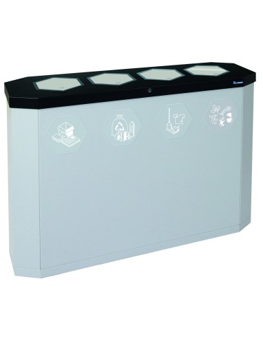 Abfalltrennung Sixco swing 4-fach