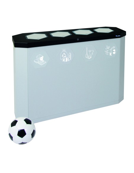 Abfalltrennung Sixco swing 4-fach