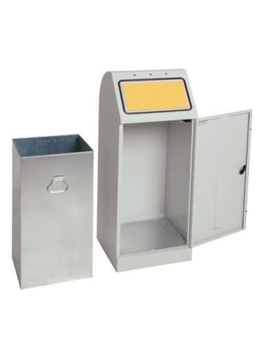 Abfallbehälter Flex M, Stahleinsatz,70 l