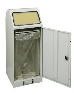 Abfallbehälter Flex M, Tütenhalterung, 70 l, Fusshebel