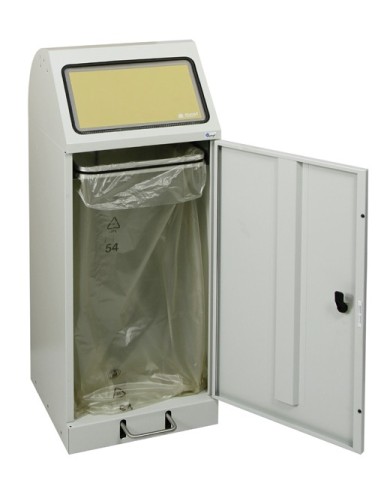 Abfallbehälter Flex M, Tütenhalterung, 70 l, Fusshebel