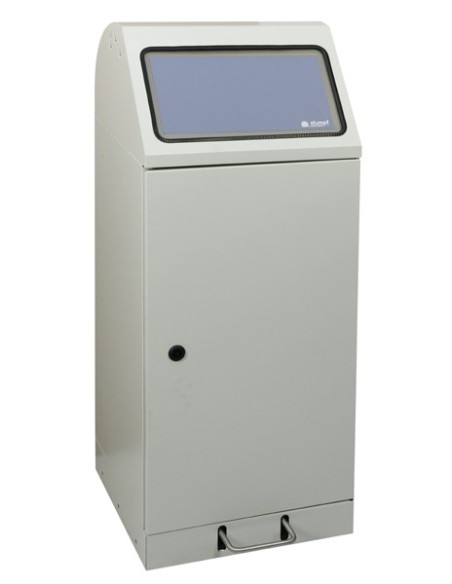 Abfallbehälter Flex M , Stahleinsatz,70 l, Fusshebel