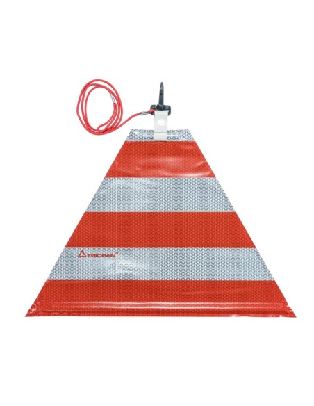 Warnsignal dreieckig flach R2 Retro-reflektierend