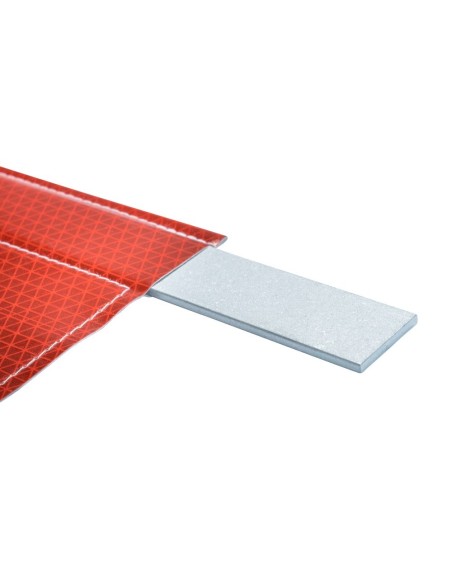 Markierungsfahne stark reflektierend mit Flach-Alu R2 Retro-reflektierend 25x40cm ( Paar )