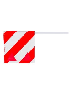 Fanion mit Reflexeinsätzen waagrecht