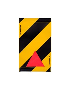 Warnsignal für Hebebühne mit Reflexecke