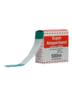 Absperrband 500m grün/weiss superreissfest