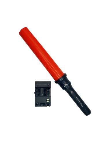YEDI Stablampe rot mit Ladestation