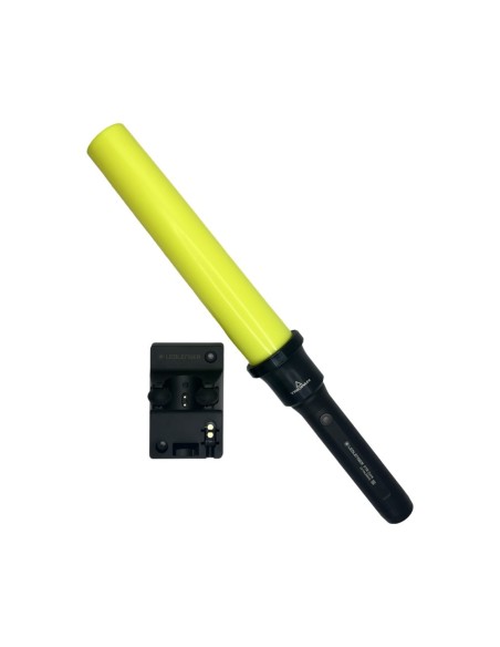 YEDI Stablampe gelb mit Ladestation