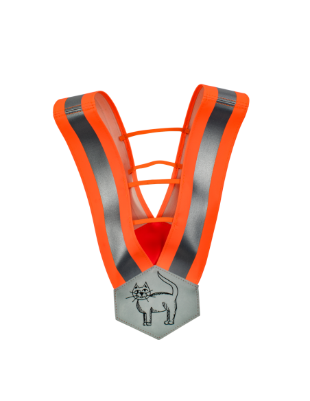 Diamant-Gurt rot / Ausführung Katze