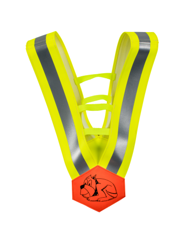 Diamant-Gurt gelb / Ausführung Hund