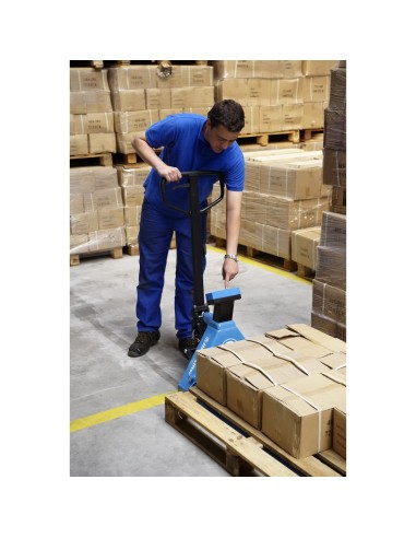 Wiegehubwagen 2000kg mit Drucker WH-D von Hanselifter