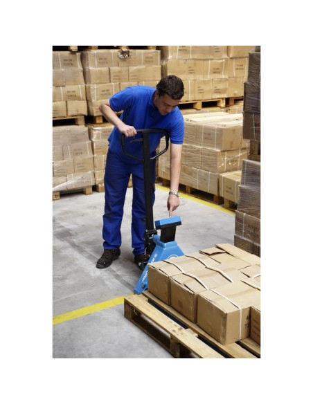 Wiegehubwagen 2000kg mit Drucker WH-D von Hanselifter