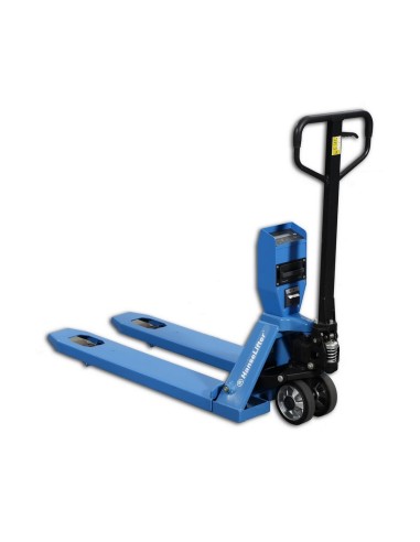 Waagehubwagen mit Mehrbereichsanzeige und Drucker WHP-DM von Hanselifter