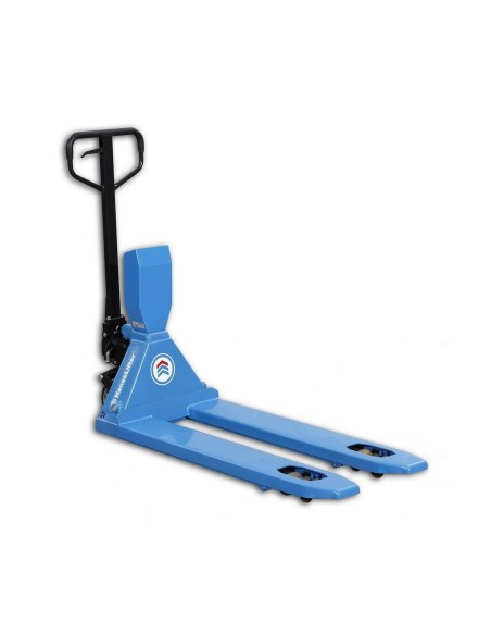 Waagehubwagen mit Mehrbereichsanzeige und Drucker WHP-DM von Hanselifter