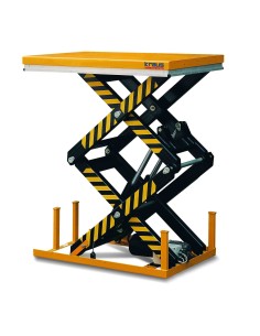 Stationärer Doppelscheren-Hubtisch 1300x820 mm für 1000 kg von Kraus