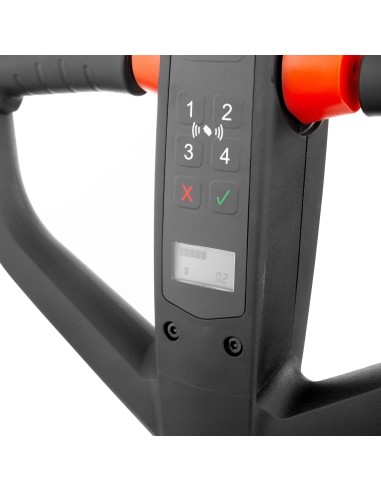 Kurzer Elektrohubwagen FLEXIBLE-L mit 800 mm Gabeln