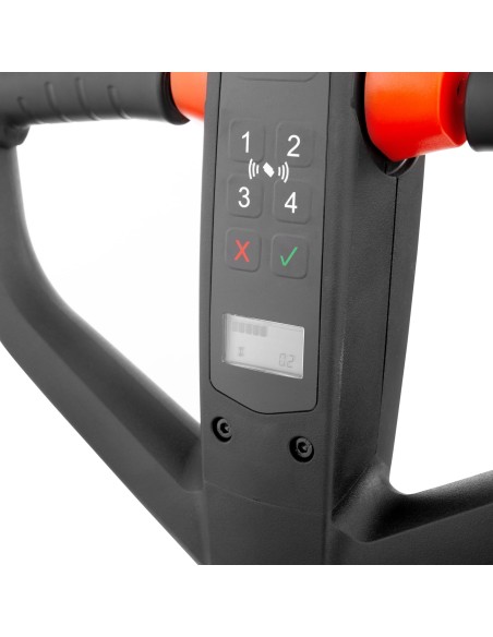 Kurzer Elektrohubwagen FLEXIBLE-L mit 800 mm Gabeln