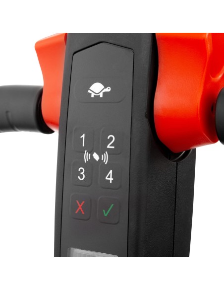 Kurzer Elektrohubwagen FLEXIBLE-L mit 800 mm Gabeln