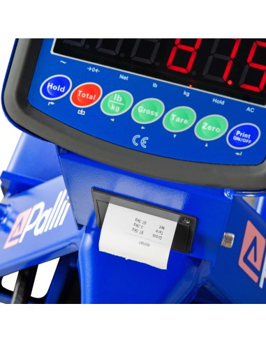 Hubwagen SCALE+P mit Waage und Drucker