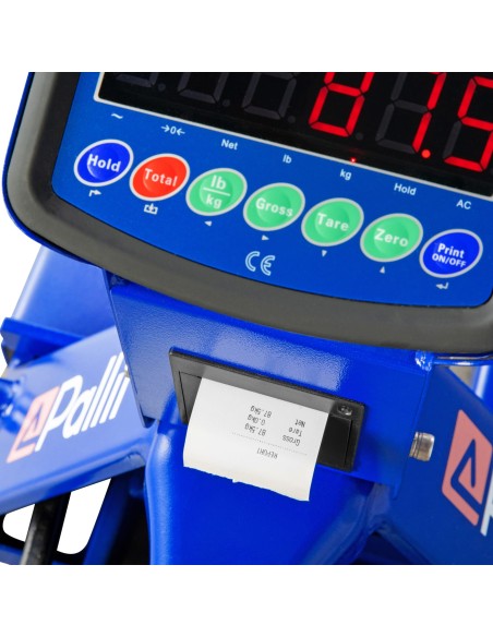 Hubwagen SCALE+P mit Waage und Drucker