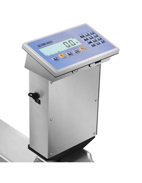 Geeichter Edelstahl-Wiegehubwagen von Dini Argeo