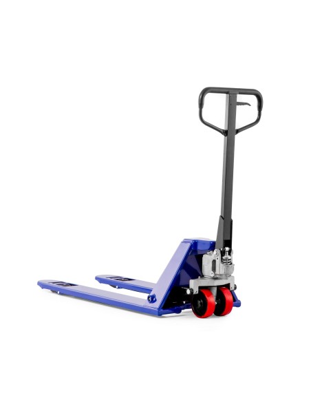 Flachhubwagen LOW-M mit flachen 35mm Gabelzinken