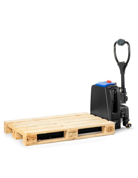 Elektrohubwagen von EP mit Stützrollen