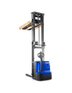 Elektro-Hochhubwagen STRETCH mit 1,6 m langen Gabeln für 1.000 kg 2