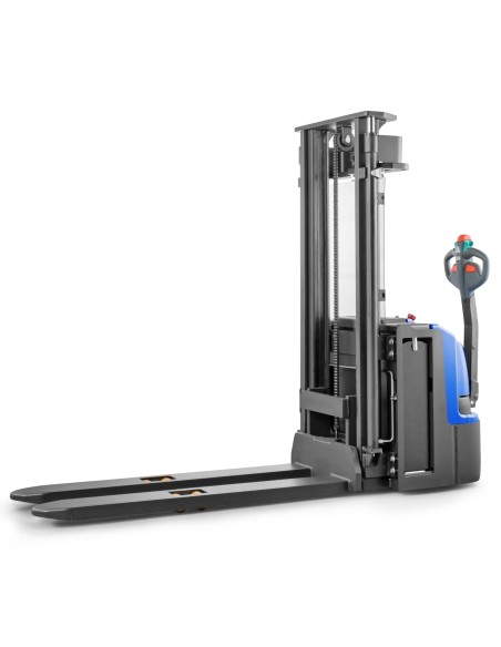 Elektro-Hochhubwagen STRETCH mit 1,6 m langen Gabeln für 1.000 kg