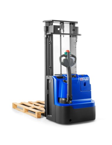Elektro-Hochhubwagen STRETCH mit 1,6 m langen Gabeln für 1.000 kg