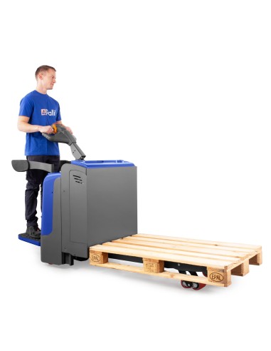 Elektrischer Hubwagen RIDE mit Standplattform für 2000 kg