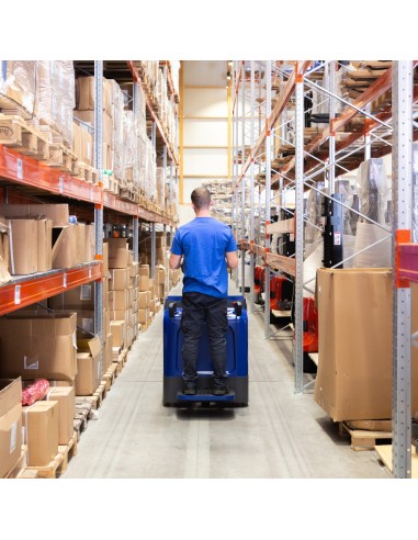 Elektrischer Hubwagen RIDE mit Standplattform für 2000 kg