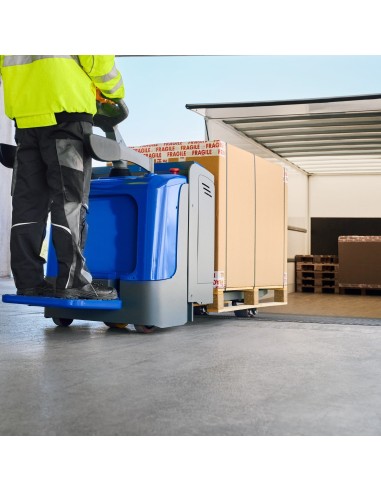 Elektrischer Hubwagen RIDE mit Standplattform für 2000 kg