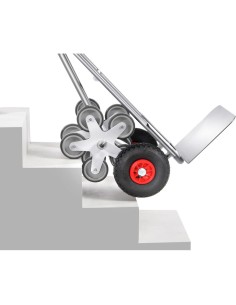 Fetra Alu-Treppenkarre, Tragkraft 200 kg, fünfarmige Rad-Sterne 2