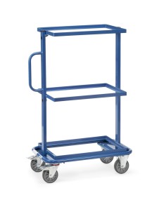 Fetra Beistellwagen mit offenem Rahmen, Ladefläche 600 x 400 mm