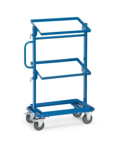 Fetra Beistellwagen offener Rahmen und neigbare Ladeflächen 600 x 400 mm