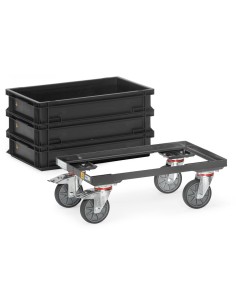 Fetra ESD Eurokastenroller in offener Winkelstahlkonstruktion 2