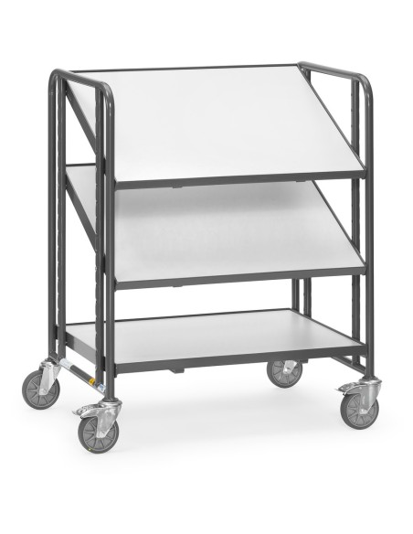 Fetra ESD-Eurokasten-Wagen mit Böden, Ladefläche 820 x 610 mm