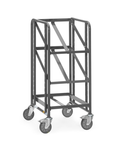 Fetra ESD-Eurokasten-Wagen mit offenem Rahmen, Ladefläche 410 x 610 mm